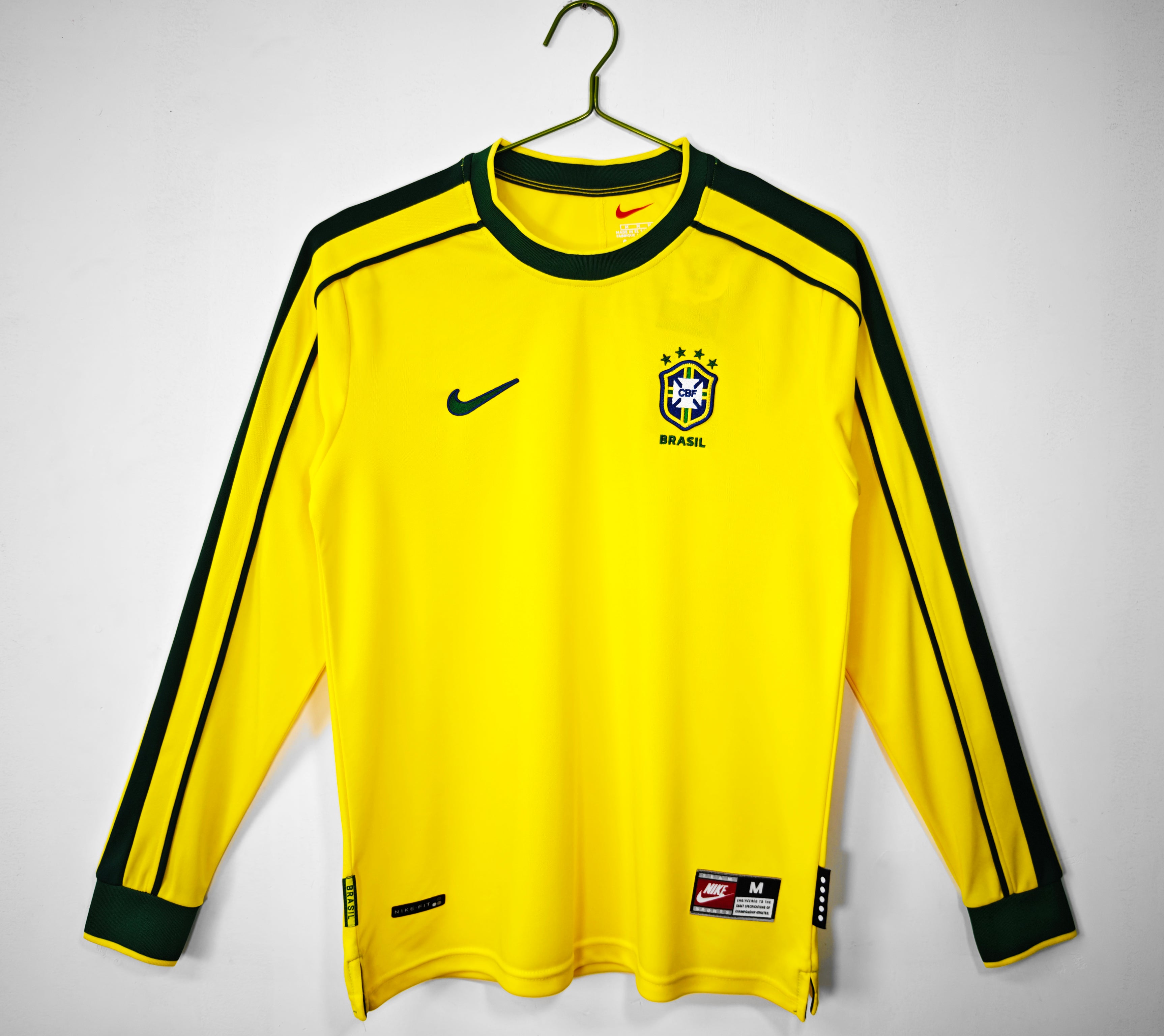 CAMISETA RETRO BRASIL MANGA LARGA ll 1998