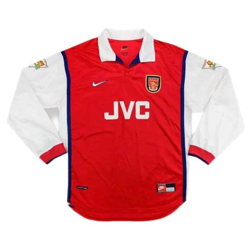 ARSENAL RETRO LONG SLEEVE SHIRT 1998/99 (PLAYER VERSION)