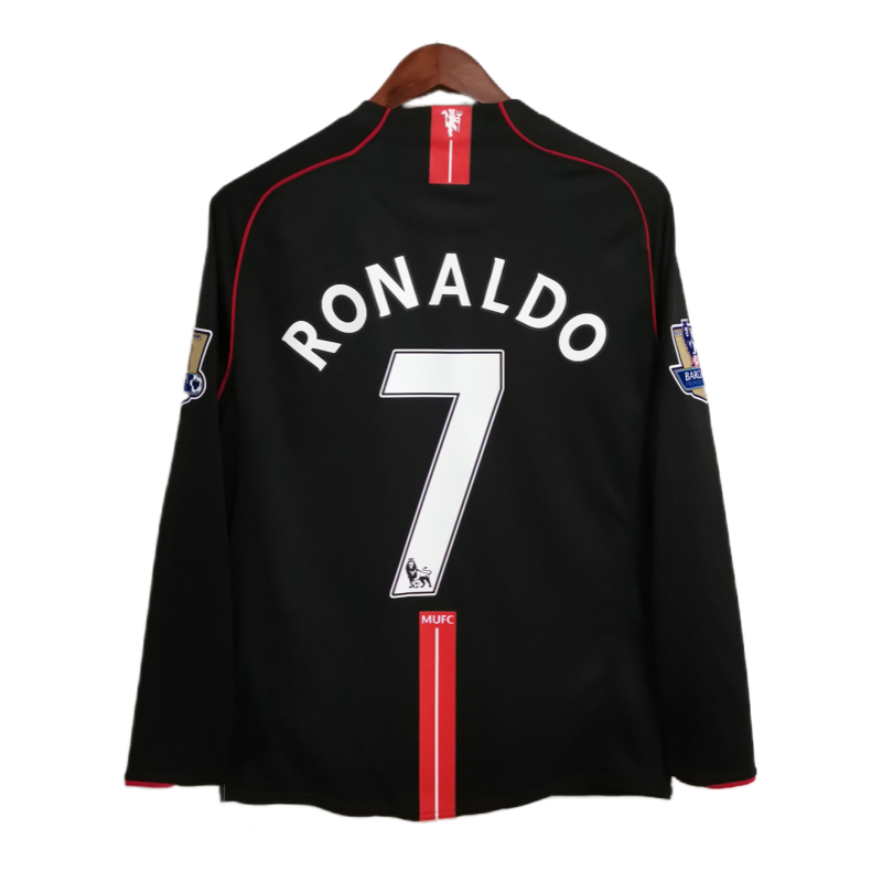 CAMISETA RETRO MANCHESTER UNITED MANGA LARGA ll 2007/08