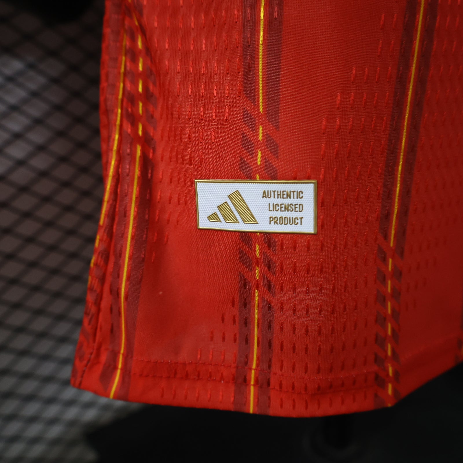 CAMISETA ESPAÑA CAMPEON DEL MUNDO CON PARCHE 2026 (VERSION JUGADOR)