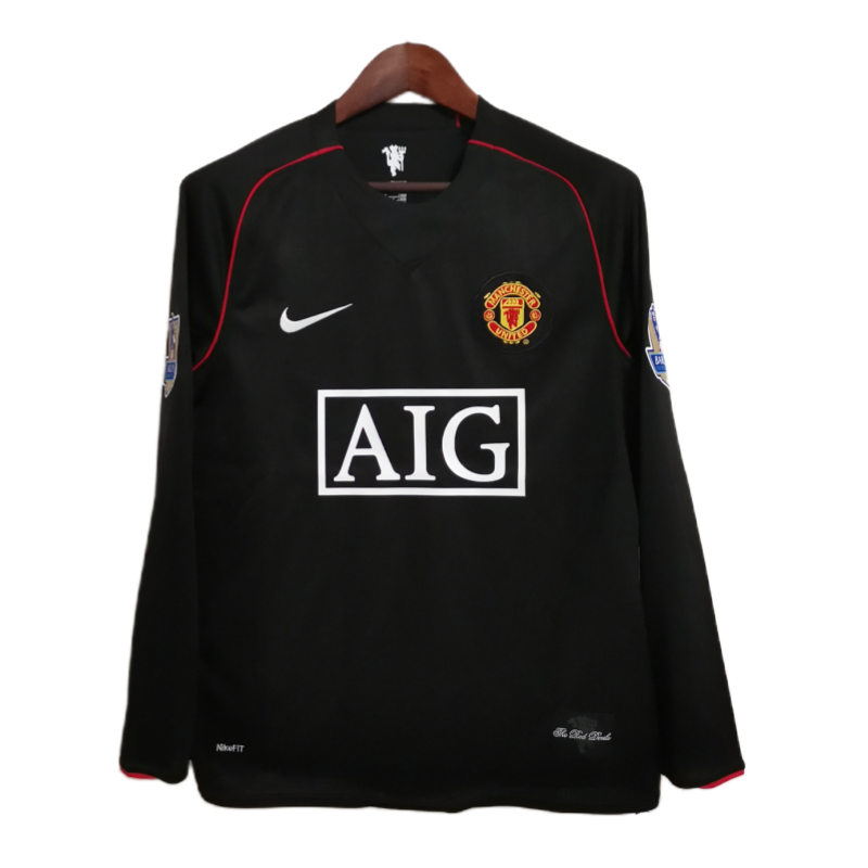 CAMISETA RETRO MANCHESTER UNITED MANGA LARGA ll 2007/08