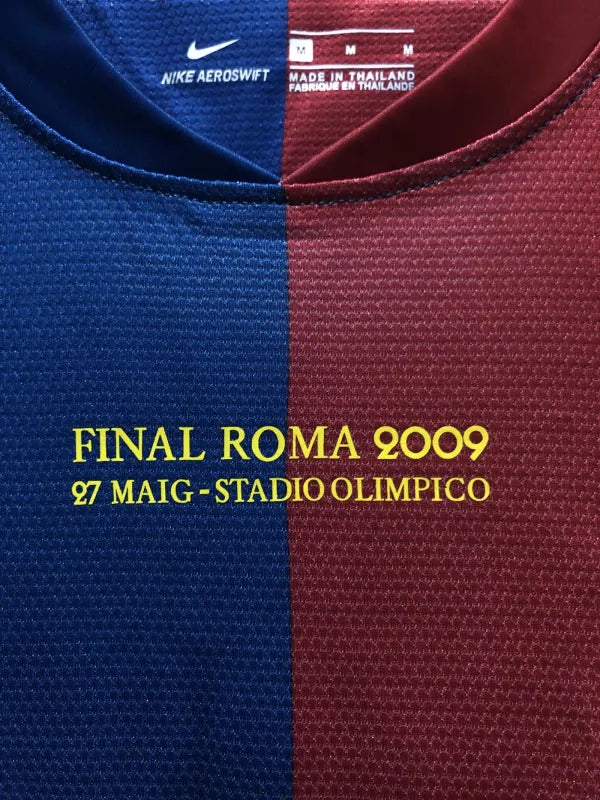 CAMISETA BARCELONA RETRO MANGA LARGA  ll 2008/09 (VERSION HINCHA)