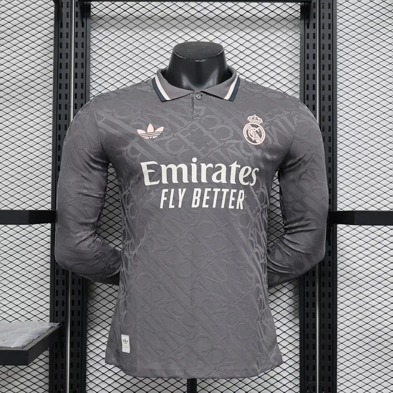 CAMISETA REAL MADRID MANGA LARGA ll 24/25 (VERSION JUGADOR)