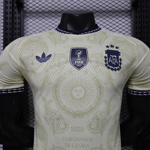 CAMISETA ARGENTINA ll "CORONADOS POR LA GLORIA" (VERSION JUGADOR)