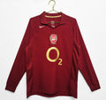 CAMISETA ARSENAL MANGA LARGA ll 2005/06 (VERSION JUGADOR)