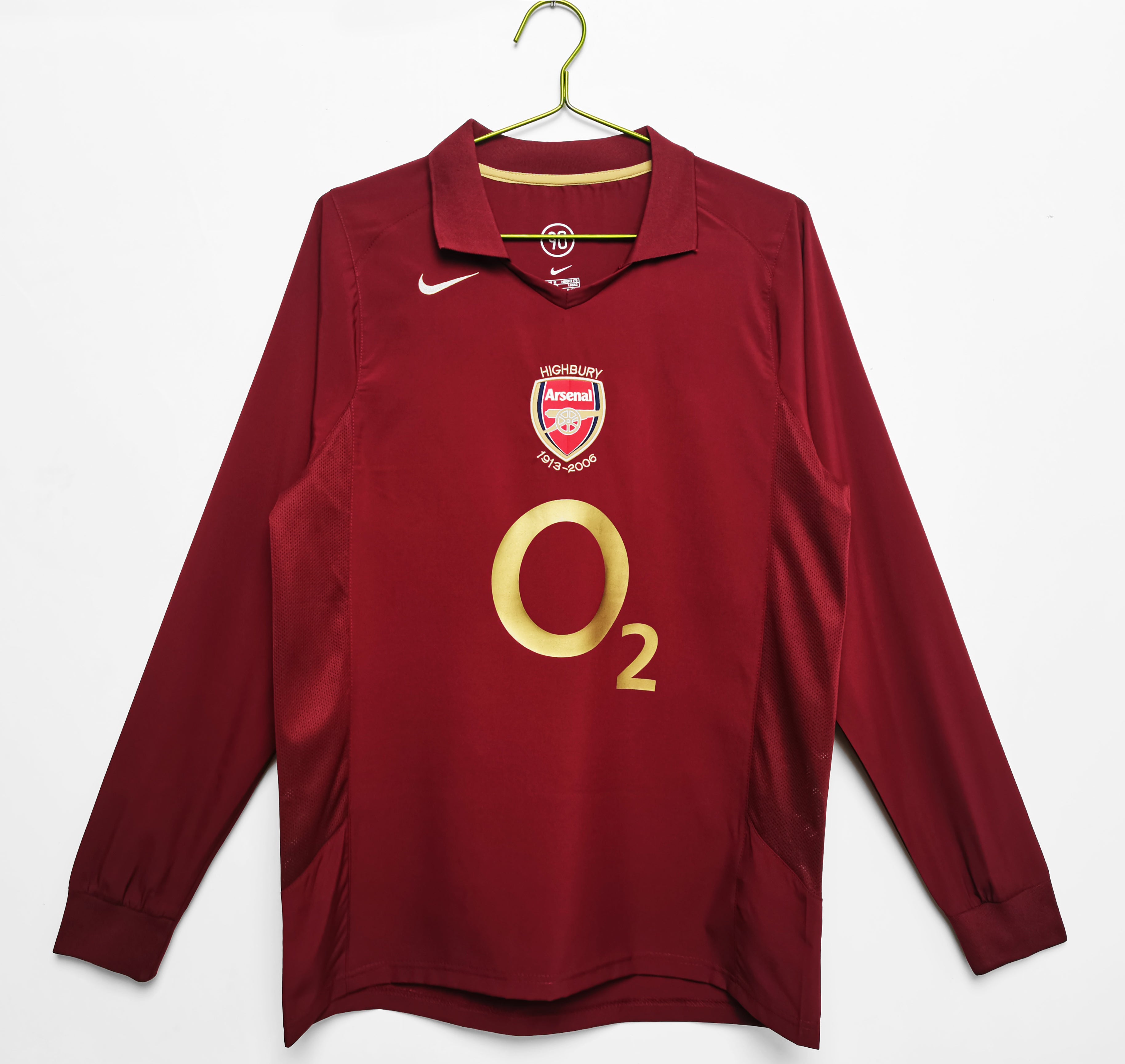 CAMISETA ARSENAL MANGA LARGA ll 2005/06 (VERSION JUGADOR)