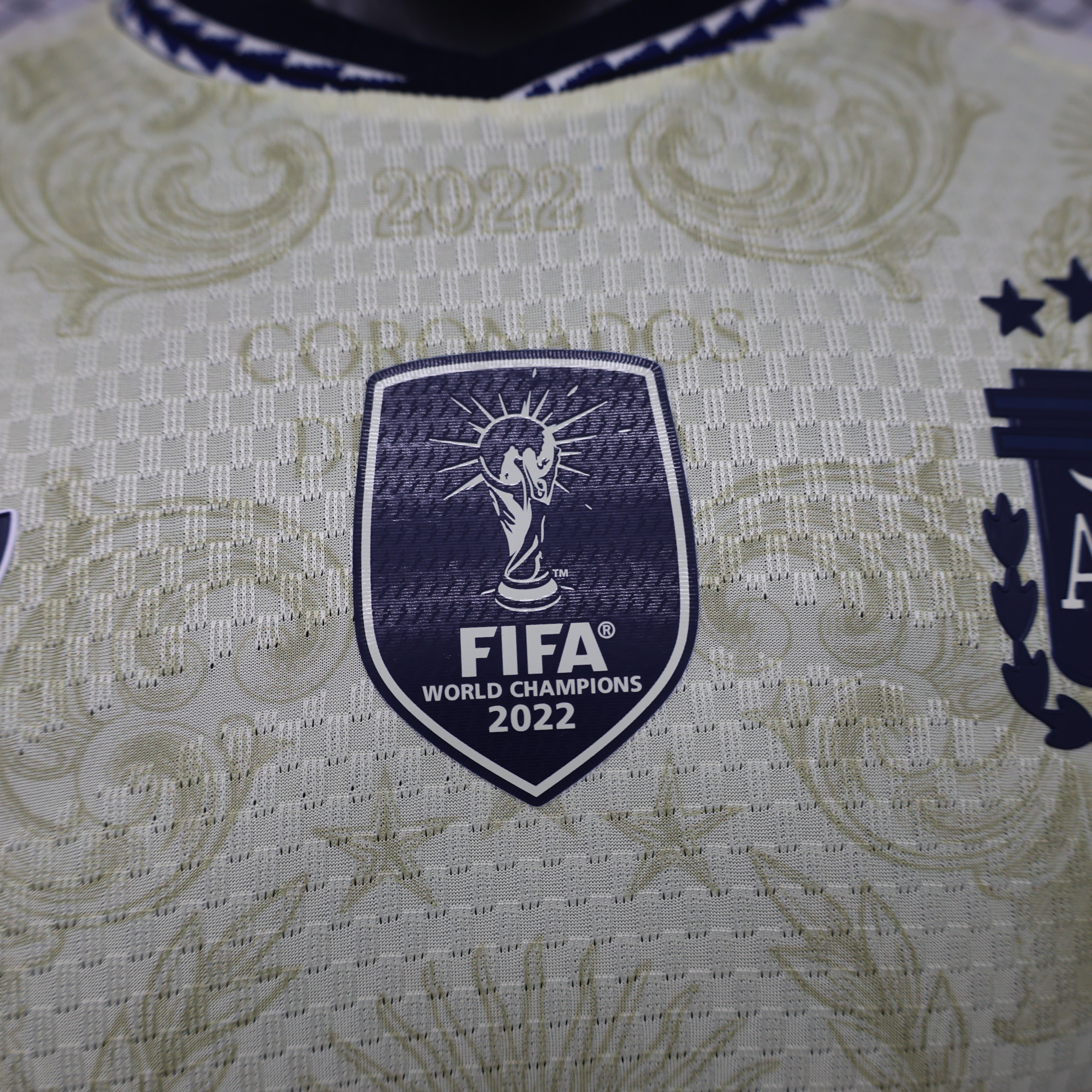 CAMISETA ARGENTINA ll "CORONADOS POR LA GLORIA" (VERSION JUGADOR)