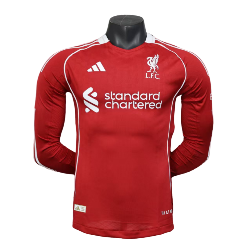 LIVERPOOL LONG SLEEVE JERSEY 25/26 (PLAYER VERSION)