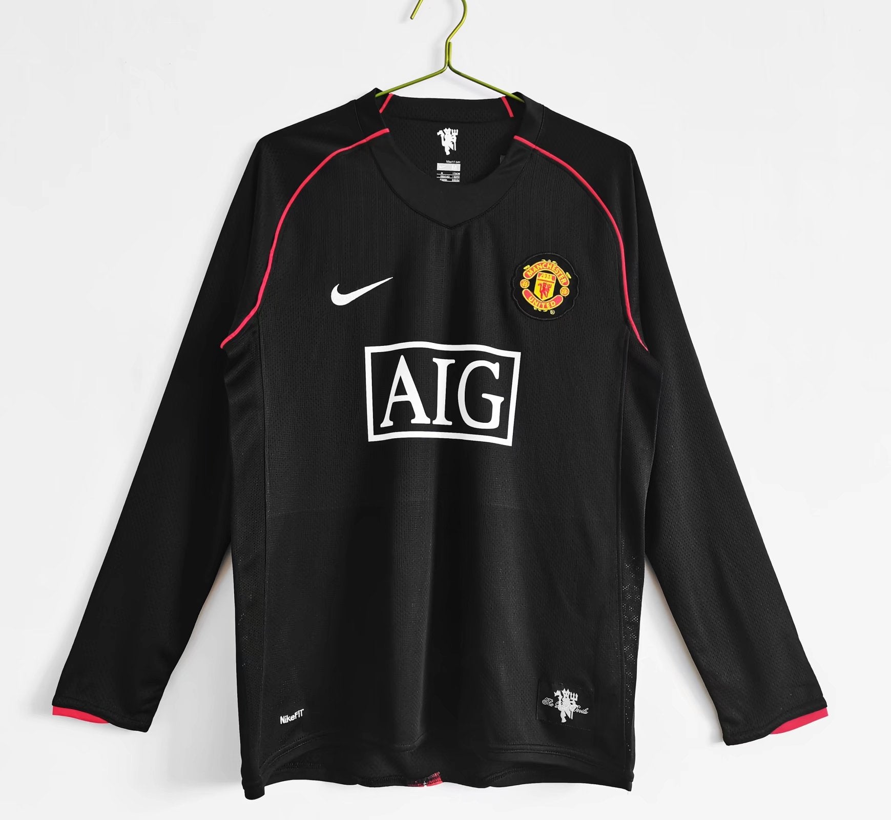 CAMISETA RETRO MANCHESTER UNITED MANGA LARGA ll 2007/08