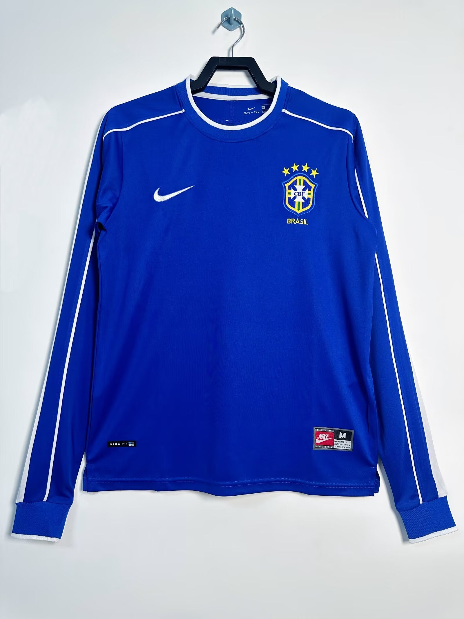 CAMISETA RETRO BRASIL MANGA LARGA ll 1998