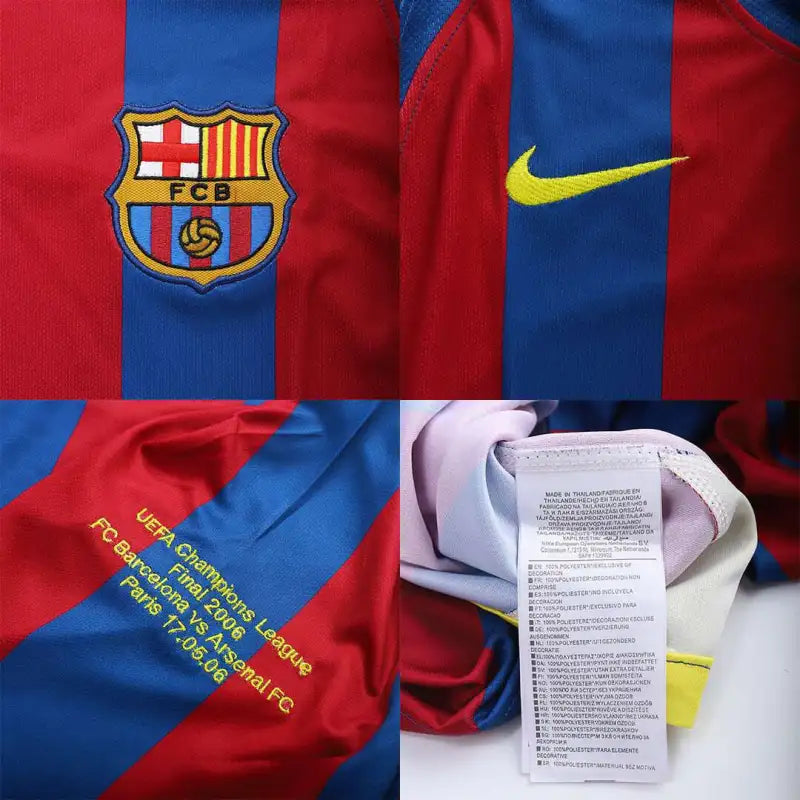 CAMISETA RETRO BARCELONA ll 2005/2006 (VERSION HINCHA)