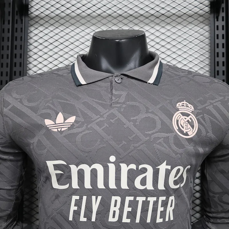 CAMISETA REAL MADRID MANGA LARGA ll 24/25 (VERSION JUGADOR)
