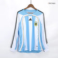 CAMISETA ARGENTINA MANGA LARGA ll RETRO 2006