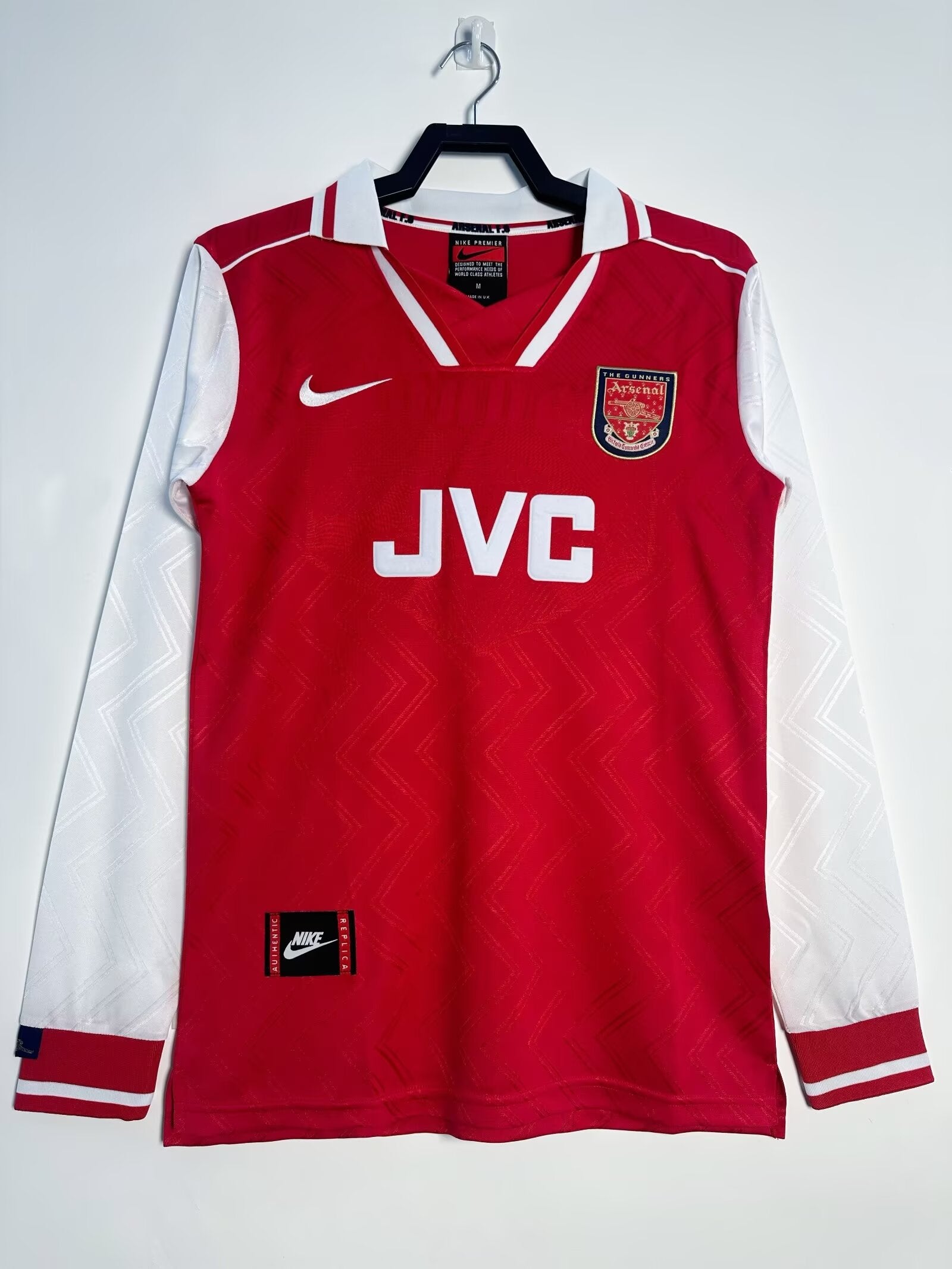 CAMISETA ARSENAL RETRO MANGA LARGA ll 1996/1997 (Copia)