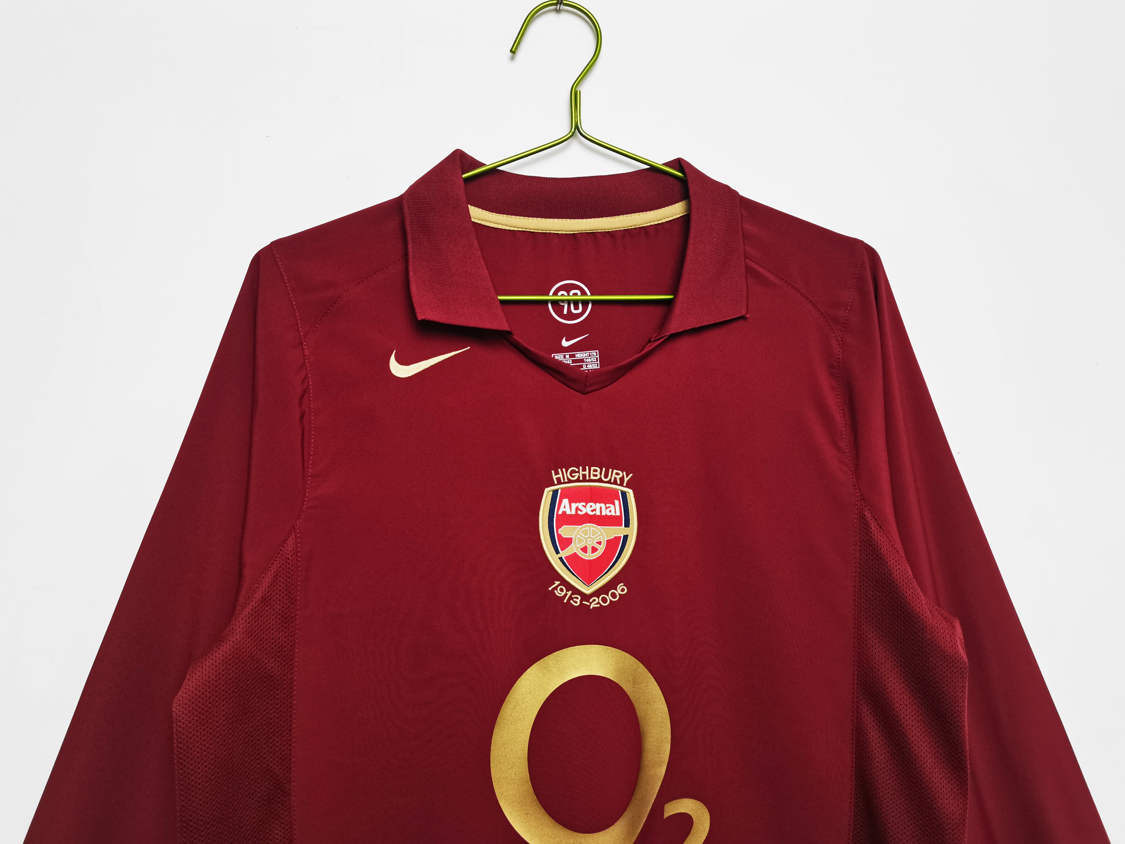 CAMISETA ARSENAL MANGA LARGA ll 2005/06 (VERSION JUGADOR)