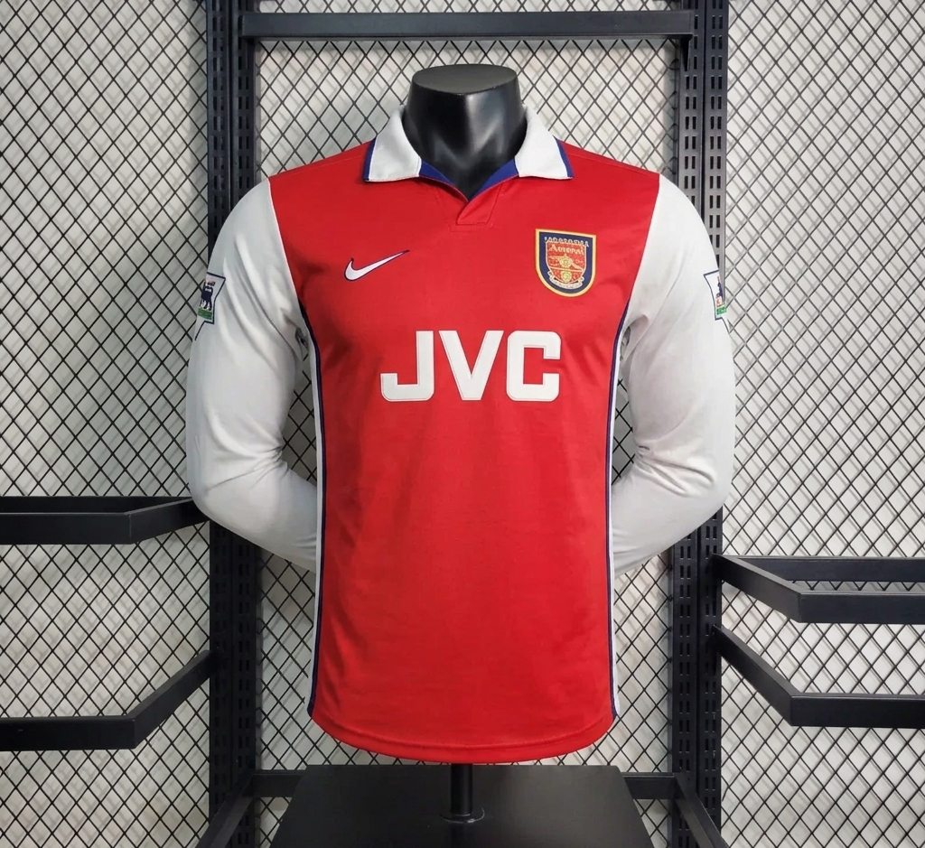 ARSENAL RETRO LONG SLEEVE SHIRT 1998/99 (PLAYER VERSION)
