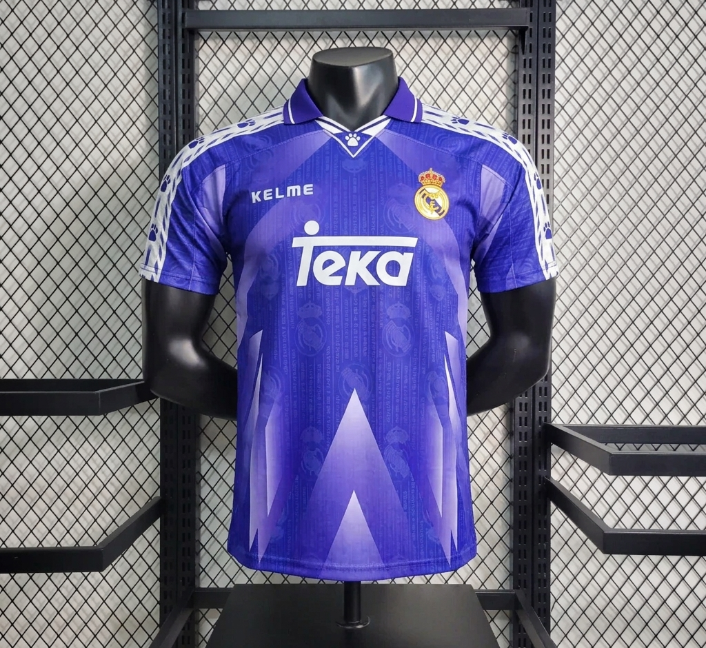 REAL MADRID RETRO AWAY JERSEY 1996/97