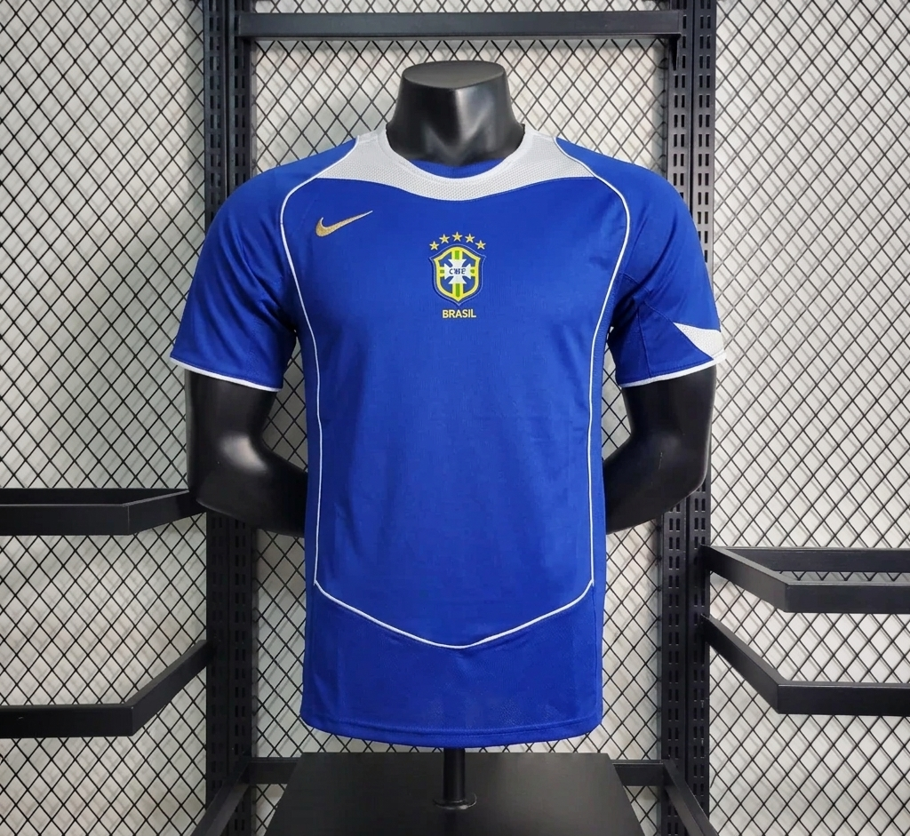 BRAZIL RETRO JERSEY II 2004/06 (FAN VERSION)
