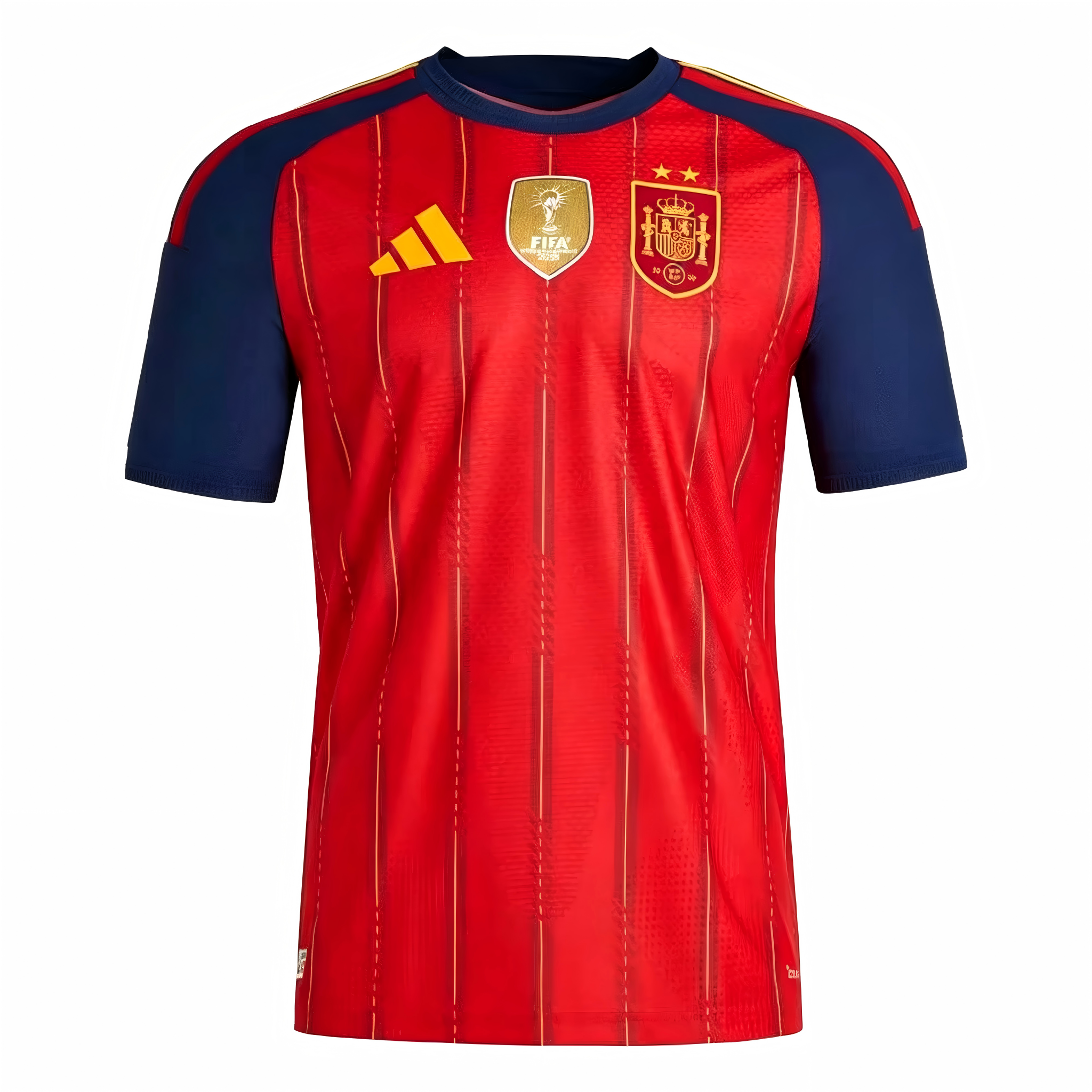 CAMISETA ESPAÑA CAMPEON DEL MUNDO 2026 CON PARCHE